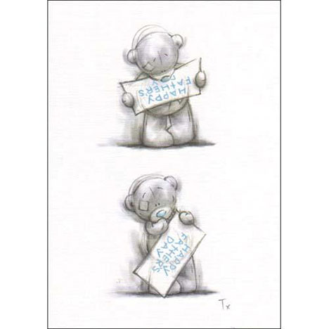 Fathers Day Me to You Bear Sketchbook Card £1.60